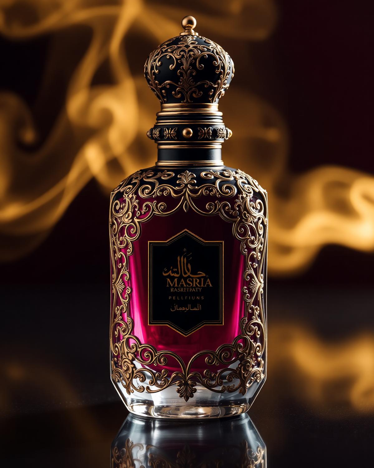 Perfume árabe ornamentado